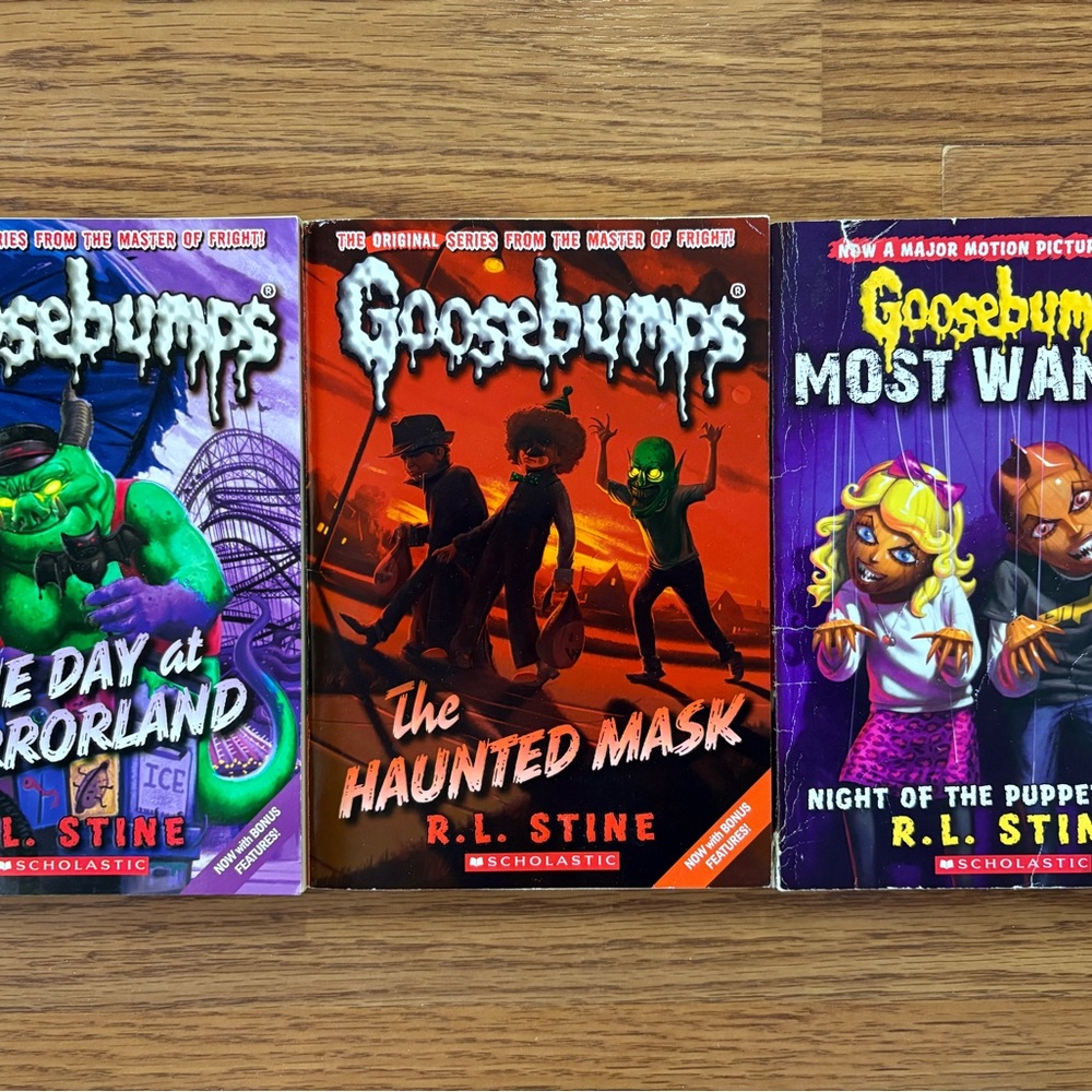 Goosebumps Book Lot - Colorful Paperback Collection - Picture 3 of 4